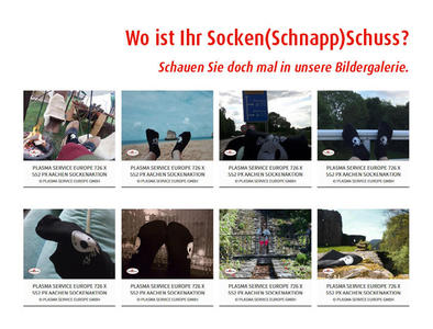 Plasma Service Europe Wo ist Ihr Sockenschnappschuss? Hier gehts zu den Bildergalerien