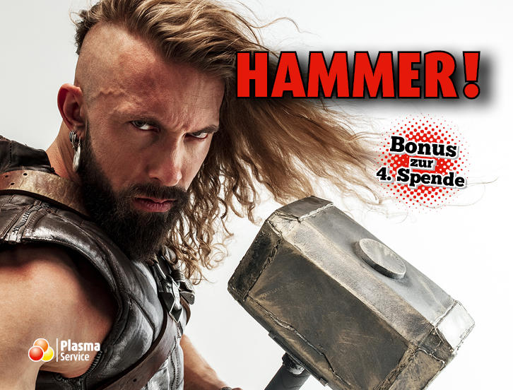 Plasma Service Europe 726 x 552 px 2020 KW 07–11 Bonusaktion HAMMER-Bonus