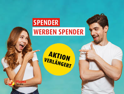Plasma Service Europe 2023 KW 27–52 Spender werben Spender Verlängerung