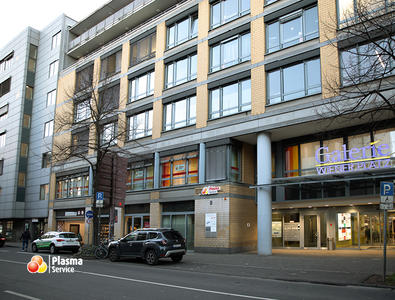 Plasma Service Europe 726 x 522 px 2024.01 Köln Wiener Platz Eingang Plasmazentrum