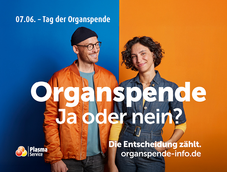 Plasma Service Europe  2025 KW 23 Tag der Organspende