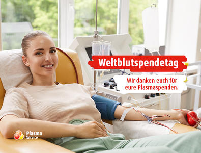 Plasma Service Europe 2025 KW 24 Weltblutspendetag