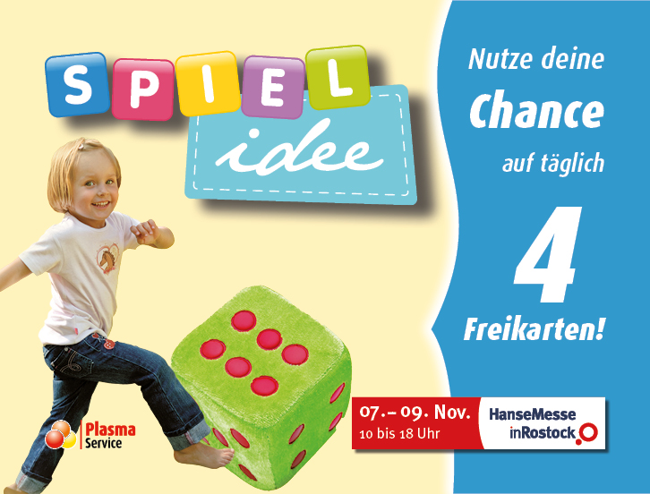 Plasma Service Europe 2025 KW 43–44 Hansemesse SPIELidee HRO