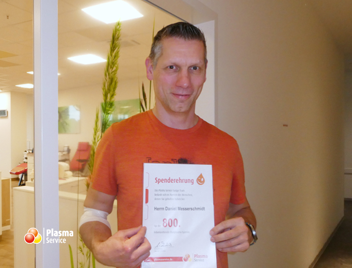 Plasma Service Europe Halle 800. Spende Daniel Messerschmidt