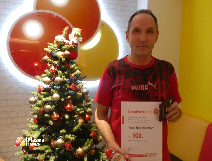 Plasma Service Europe Halle 900. Spende Ralf Bischoff