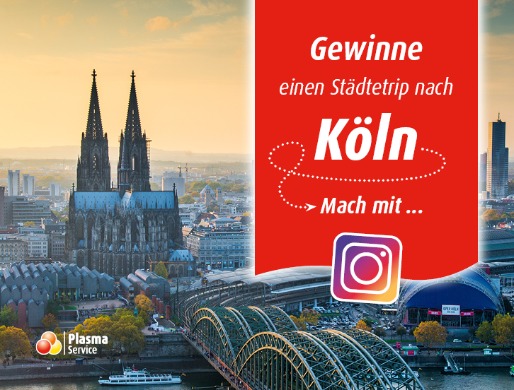Plasma Service Europe  2025 KW 15–19 Städtetrip Köln Instagram